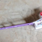The unique double hockey stick brush for comprehensive toilet cleaning.