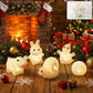 Decorative animal night light casting a gentle, warm LED glow on a bedside table.