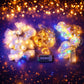 Decorative hanging LED string lights for indoor use