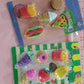 A charming collection of novelty 3D dessert erasers for young learners.