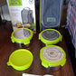 Ganesh Stainless Steel Tiffin Lunch Box fitting perfectly inside a modern lunch bag.