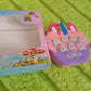 Side view of the interactive Mini Push Bubbles Game for kids.