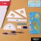 Smart draw geometry box set with all math instruments neatly arranged