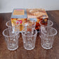 Transparent cutting chai pyali set ideal for office and picnics