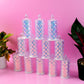 Electric LED candles offering safe and elegant battery-powered illumination
