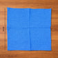 Microfiber cleaning cloths laid out for display