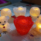 The unique crystal-like patterns projected by the LED Crystal Night Light.