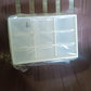 Plastic drawer organizer with 9 compartments suitable for craft items