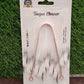 Velvet Wellness Copper Tongue Cleaner shown with its sustainable packaging.