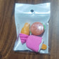 Variety of fancy erasers displayed together, showcasing their diverse designs.