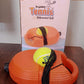 Another close-up view of the sturdy Tennis Rebound Trainer base.