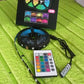 Versatile RGB LED strip lights enhancing home decor and entertainment areas.