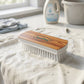 Side view of VeePee Heavy-Duty Cloth Washing Brush with ergonomic grip