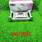 Multipurpose silver box with four sections, perfect for dry fruit storage.