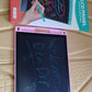 Portable doodle writing board with stylus pen for kids