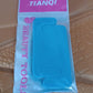 Close up of sponge toe separator used for comfortable toe alignment during pedicure