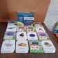 Flashcard set including fruits and vegetables cards for toddlers