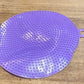 Purple silicone dish scrubber suitable for multi-purpose cleaning