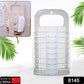 Collapsible laundry hamper with clothes hanger and storage hook for kids' clothes.