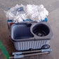Person using Apex Magic Spin Mop cleaning floor effortlessly