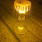 Battery operated LED candle lamp portable and lightweight for gifting