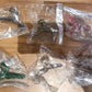 Assorted transparent pastel Hair Clutcher Clips in butterfly shape