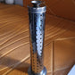 Close-up of stainless steel incense stand with child-safe design