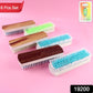 Multi-color 6-in-1 laundry scrub brush set with ergonomic handles