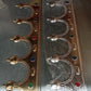 Bright and detailed golden crown adorned with colored gems