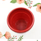Single 13cm heavy-duty plant pot in a clean, minimalist design for any space.