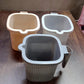 Plastic Bath Mug placed in a bathroom setting, ready for use during bathing.