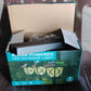 A set of FitFuzion solar pathway lights packaged in their retail box, ready for installation.