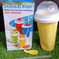 Setup demonstrating how to use the Frozen Smoothies Maker Cup.