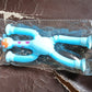 Close-up of the LED giraffe fidget toy's flexible body and suction cup feet.