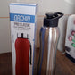 Vacuum-insulated water bottle with sweat-proof and durable design