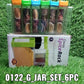 Assorted plastic spice jars featuring bright, colorful, airtight lids.