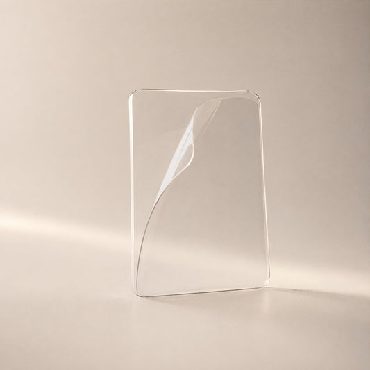 White background showing transparent double side adhesive gel pads