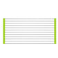 CookAura Roll-Up Dish Drying Rack for kitchen sink, showcasing its versatile design.