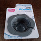 Side profile of plastic sink strainer for effective drain protection