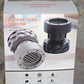 A visual comparison illustrating how anti-vibration pads reduce shaking and noise from appliances.