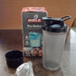 Gym Shaker Bottle shown in a fitness setting, ready for your workout.