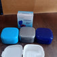 Compact storage box perfect for travel and home use with secure lid
