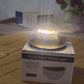 Solar LED wall mount fence light attached on outdoor wall