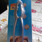 Stainless steel nut cracker shown with its packaging, perfect for gifting.