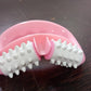 Ergonomic design of the plastic massage roller for easy grip.