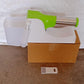 Ergonomic plastic potato slicer designed for safe and efficient use.