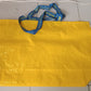 Multi-angle views of the large eco-friendly reusable shopping tote bag