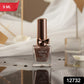 Close-up of high gloss nail polish application with smooth finish