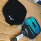 Protective zippered cover included for fiberglass pickleball paddle storage