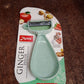 Side view of Apex ginger peeler with built-in grater for garlic and ginger